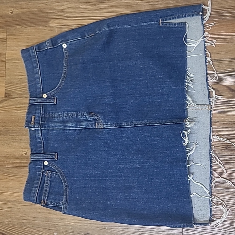 Madewell Blue Denim Skirtused exelente condition.